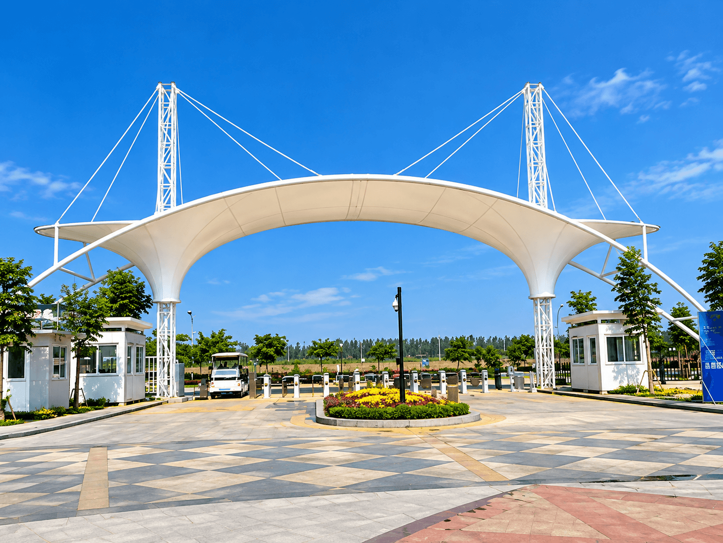 Entrance Gate Shade Covers