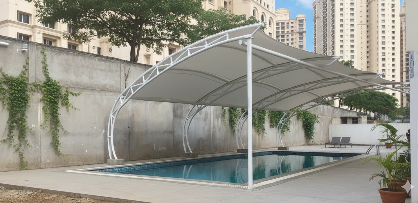 Tensile Swimming Pool Shade Cover