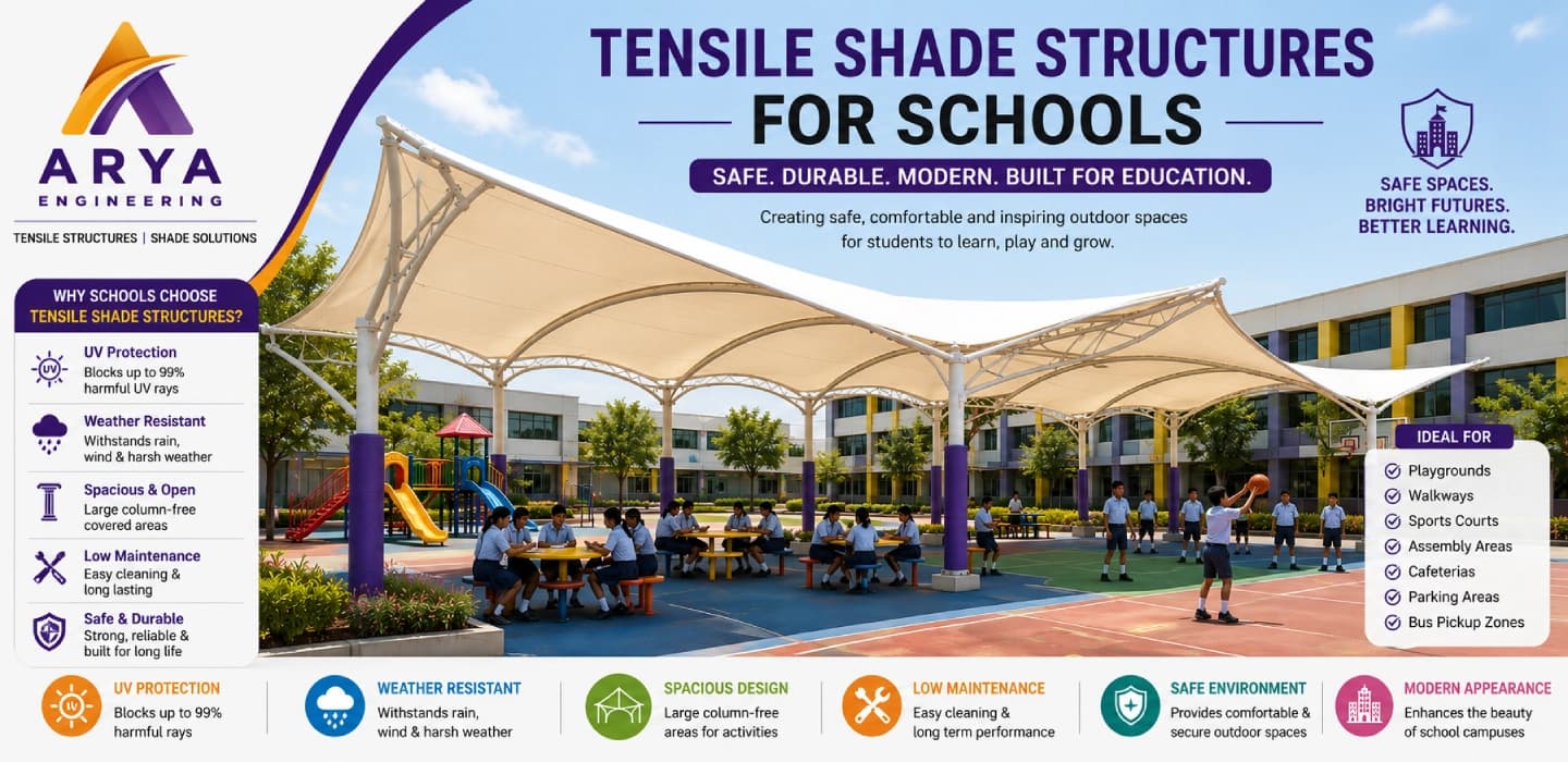 Tensile Shade Structures for Schools
