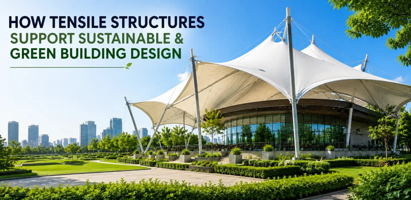 How Tensile Structures Support Sustainable & Green Building Design