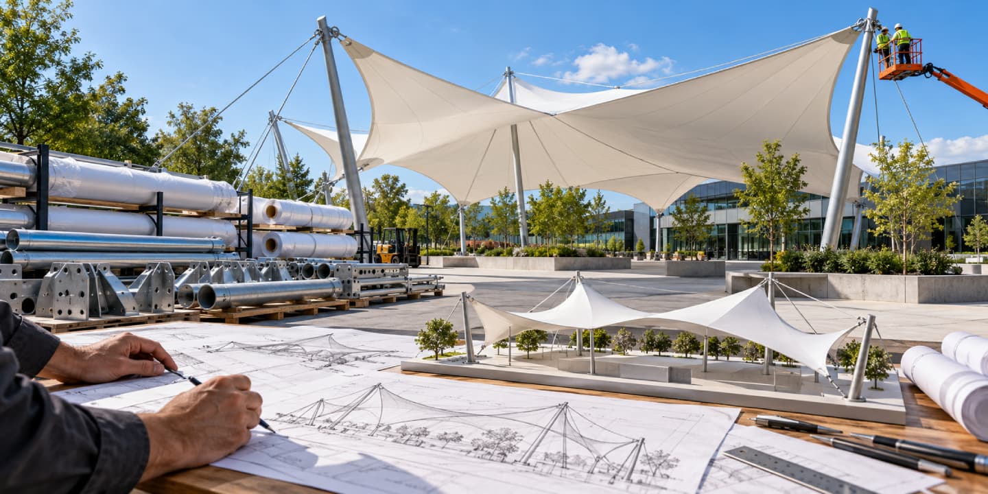 Custom Tensile Structures: From Concept and Design to Fabrication and Installation