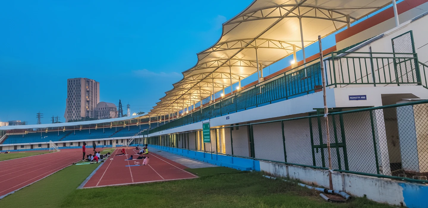 Tensile Fabric shade cover for Stadium