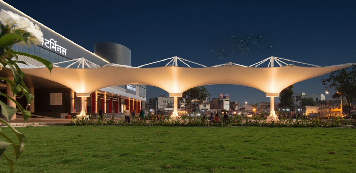 Tensile inverted cone