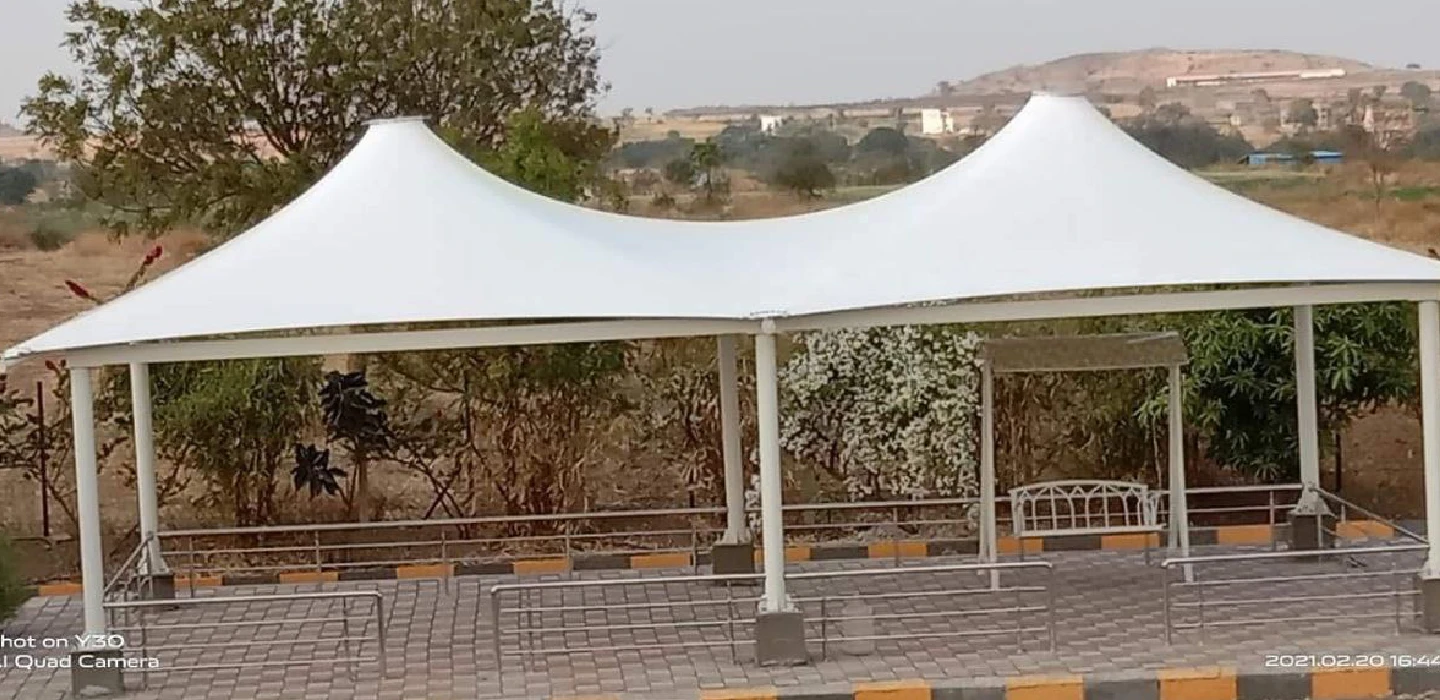 Twin Conical Structure for restaurant