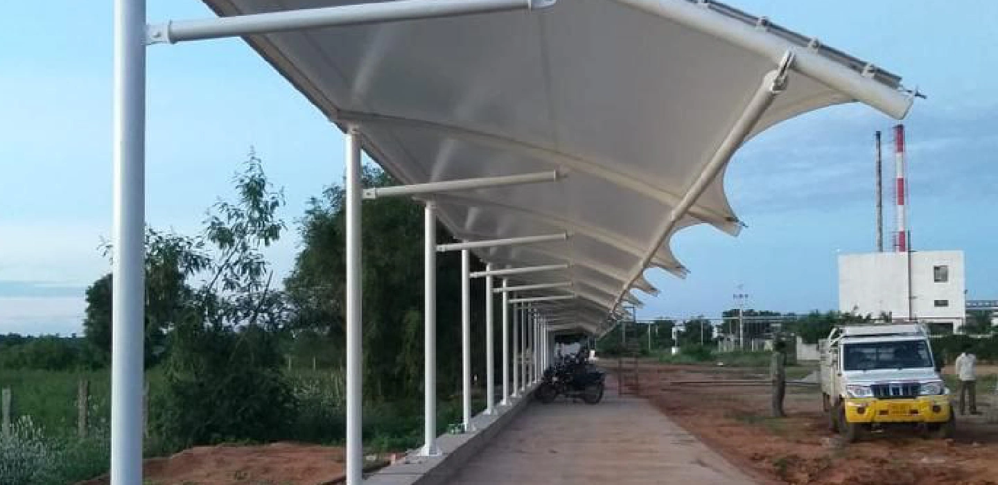 Tensile Bike and 4 Wheeler Parking Shade