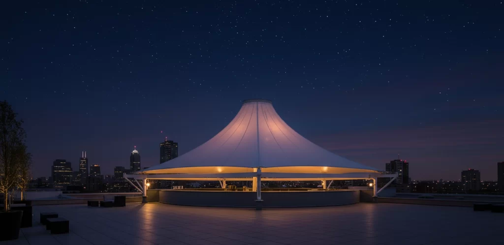 Tensile structure for Atrium and Malls