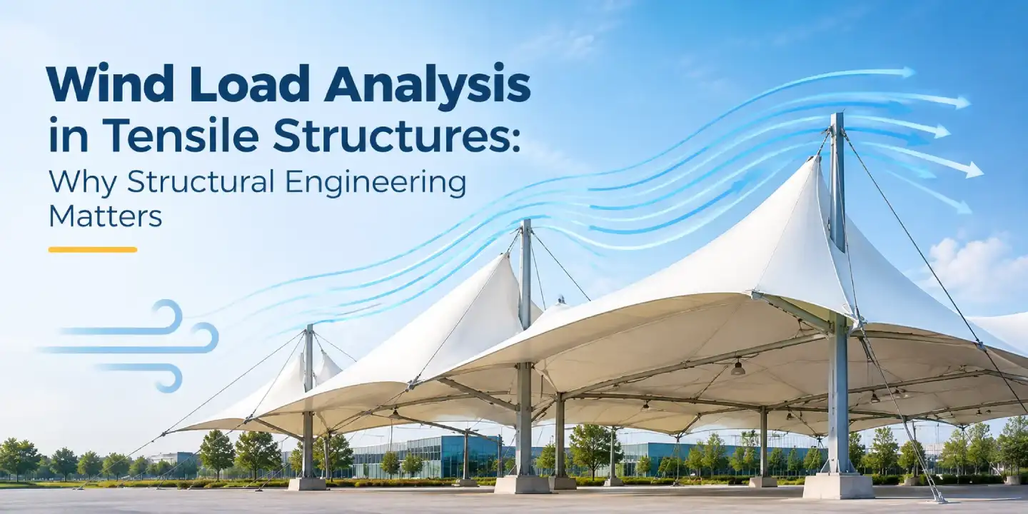 Wind Load Analysis in Tensile Structures | Arya Engineering